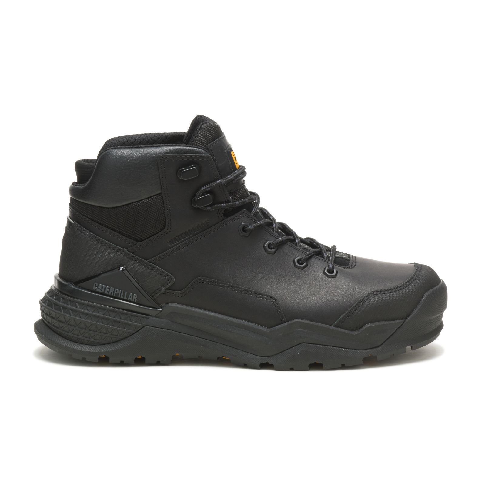 Caterpillar Boots PK - Caterpillar Provoke Mid Waterproof Mens Work Boots Black (436821-FTD)